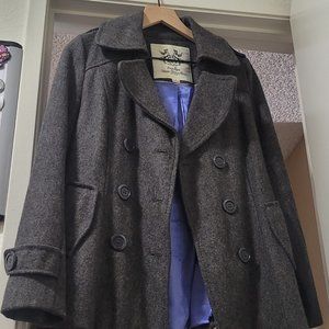 GREY WOOL COAT